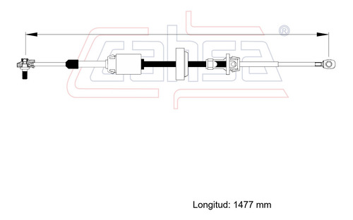 Cable Selector Velocidades Para Buick Skylark 1985 2.8l  Foto 2