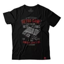 Camiseta Atari 80's Camiseta Retro Games Gamers Dont Die