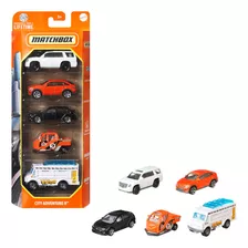 Matchbox Kit Com 5 Carrinhos Sortidos 1:64 Mattel