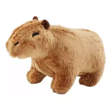 Capibara De Peluche Juguete Capybara Kawaii Grande 30 Cm Color Beige