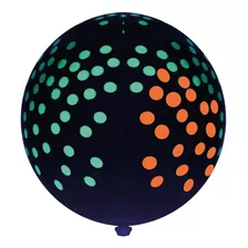 Balão Neon Bolinha - Kit 10 Unidades