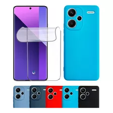 Case Silicon Para Xiaomi Note 13 Pro+ Plus 5g + Hidrogel Pan