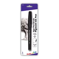 Arts Sign Pen Brush, Tinta De Pigmento Gris, 1 Paquete