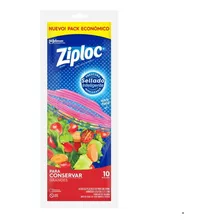 Bolsa Para Conservar Ziploc Grande 10 Unidades Hermética