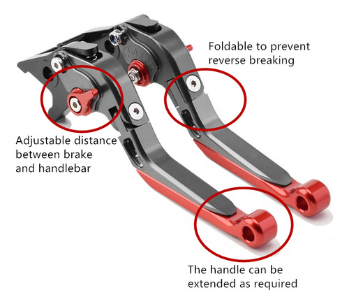 Palanca De Embrague De Freno Para Yamaha X-max 125 250 300 2 Foto 3