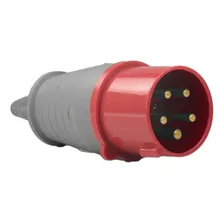 Plug Industrial 16a 3p+t+n Vermelho 6h 380v Ip44 Soprano