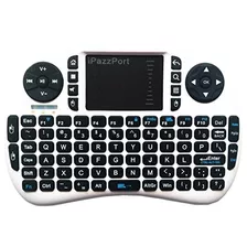 Ipazzport Mini Teclado Inalámbrico Con Panel Táctil Combinad