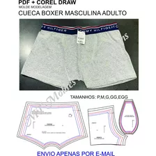  Moldes Modelagem Cueca Boxer Masculina C Elástico Aparente