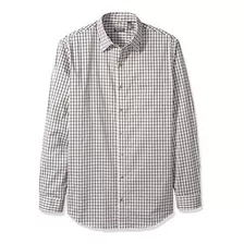 Van Heusen Camisa Elástica De Manga Larga Con Botones, Sin P