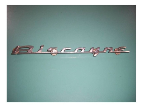 Emblema Chevrolet Biscayne 26 Cm (original) Foto 2