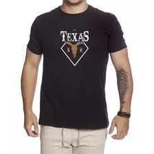 Camiseta Moda Country Masculina Algodão 30.1 Penteada