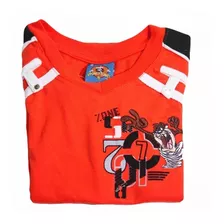 Camiseta Looney Tunes Niño Talla 2 Color Naranja