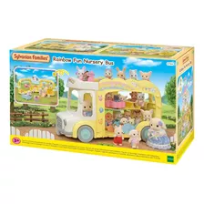 Rainbow Fun Nursery Bus 5744 Sylvanian Families Juguete