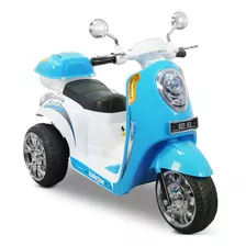 Motocicleta Kidzone Eléctrica 6v Azul Con Música