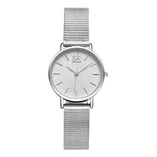 Reloj Para Mujer, De Acero Inoxidable, Incluye Caja