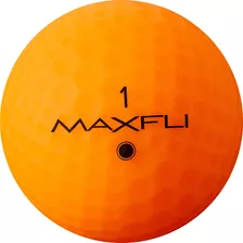 Maxfli Pelotas De Golf Naranja Mate Straightfli