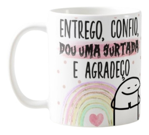 Caneca Flork Mano do Céu Boneco de Palito Meme Giria de SP