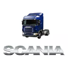 Emblema Grade Para Scania G/r S5 Cromado 2010 Em Diante