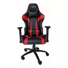 Cadeira Gamer Fury Xr, Braço Ajust, Reclin. 180° - Vermelho