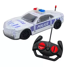 Carrinho De Controle Remoto Super Carro De Policia 4 Funções
