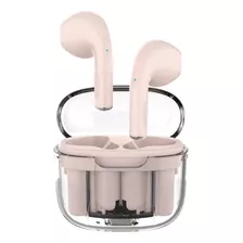 Audífonos Inalámbricos Bluetooth In Ear Tws Rosado Tecnolab Color Rosa Luz Blanco