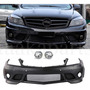 E63 Amg Style Front Bumper Cover Kit For Mercedea Benz C Ddb