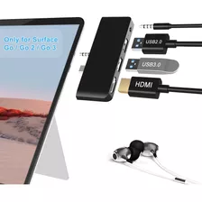 Surface Go - Estacin De Acoplamiento, Adaptador Usb C 4 En 1