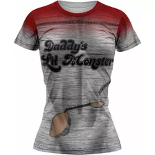 Arlequina Harley Quinn Coringa Camiseta Camisa Dryfit