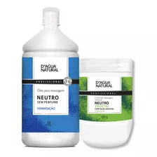 Kit Profissional Creme E Óleo Para Massagem