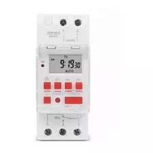 Timer Digital Programador Tm919-30a 110/220 Ou 24v 18on Din