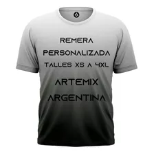 Remera Personalizada Con Cualquier Diseño Artemix