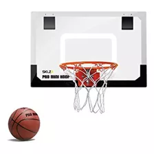 Mini Aro De Baloncesto Sklz Pro Con Pelota, Estándar (18 X 1