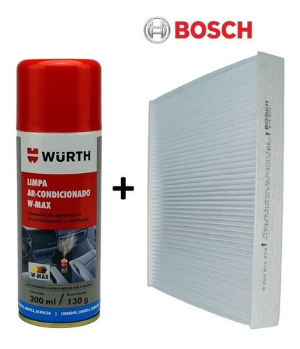 Filtro Cabine Ar Condicionado Bosch Spray Higienizador 