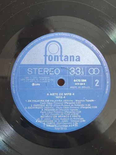 MPB4 - A Arte De MPB 4 - vinilo 1976