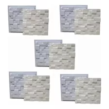 5 Forma De Gesso 3d Mosaico Rustico Kit 5 Moldes Para Placas