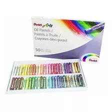 Pentel Arts Oil Pastels, 50 Colores (phn50).