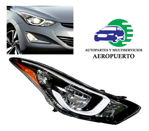 2014-2015-2016 Hyundai Elantra Faro Foco Unidad Nueva Rh!!!! Foto 3