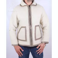 Abrigo Chaqueta Sobretodo Mexicano De Lana Modelo San Cris