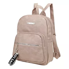 Cartera Mochila Eco Cuero Diseño Urbana Cierres Colores 2 