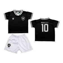 Conjunto Bebê Botafogo Uniforme Preto - Torcida Baby