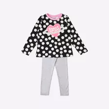 Pijama Manga Larga Nena Niña Algodón Invierno Marca Grisino