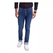 Calça Masculina Docthos Modelagem Slim Jeans Médio Moletom