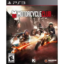 Motorcycle Club (mídia Física) - Ps3 (novo)