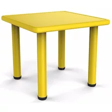 Mesa Cuadrada Plastico Y Metal Para Niños - Varios Colores