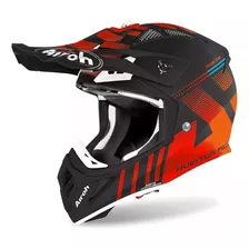 Capacete Airoh Aviator Ace Nemesi Matt- Cor Laranja