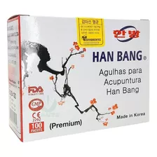 Agulha De Acupuntura 25x15mm Cx C/ 1000 Unid Han Bang