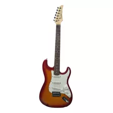 Guitarra Elétrica Condor Rx-10 Stratocaster De Tília Cherryburst Com Diapasão De Pau-rosa