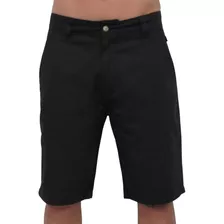 Bermuda Mcd Walk Chino Mex Preto Original Exclusiva