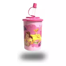 Vaso Infantil Con Graficos Tapa Y Sorbete Con Capuchon 