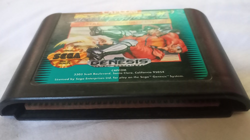 Juego Cassette Sega Genesi Street Fighter 2 Leer Descripción